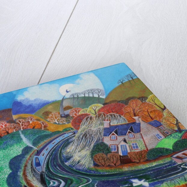 St. Catherines, river Wey, 2019 by Lisa Graa Jensen