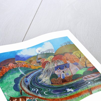 St. Catherines, river Wey, 2019 by Lisa Graa Jensen