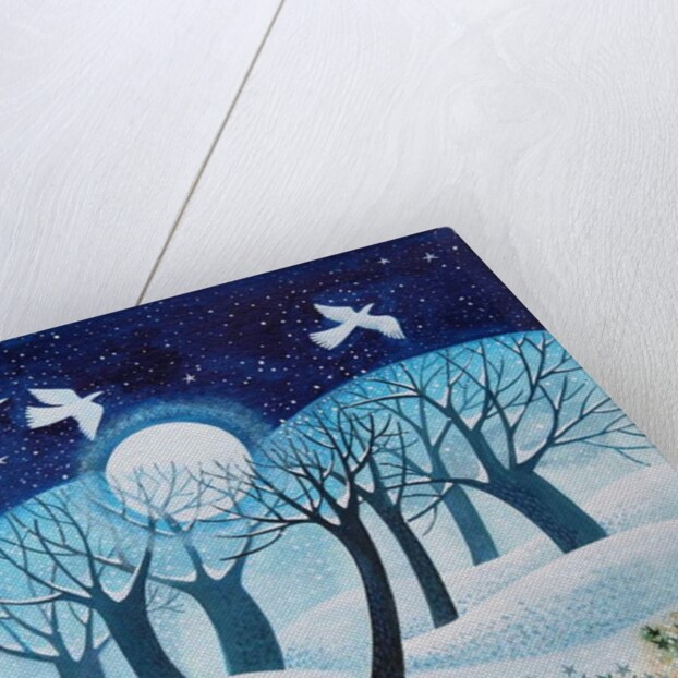 Winter Birds in the Snow, 2019 by Lisa Graa Jensen