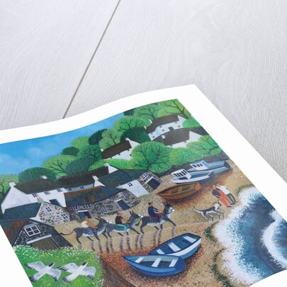 Cadgwith Harbour, 2018 by Lisa Graa Jensen