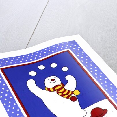 Juggling Snowman by Lavinia Hamer