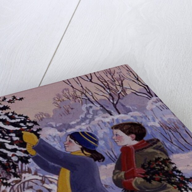 Gathering Holly by Lavinia Hamer