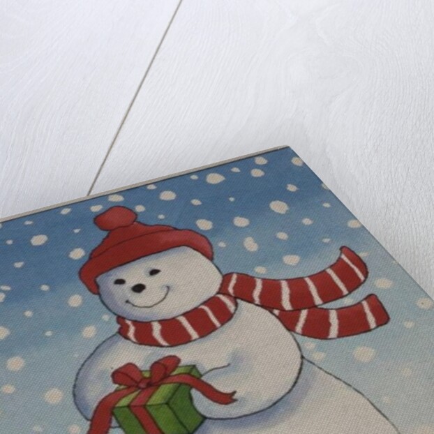 Snowman's Christmas Present by Lavinia Hamer