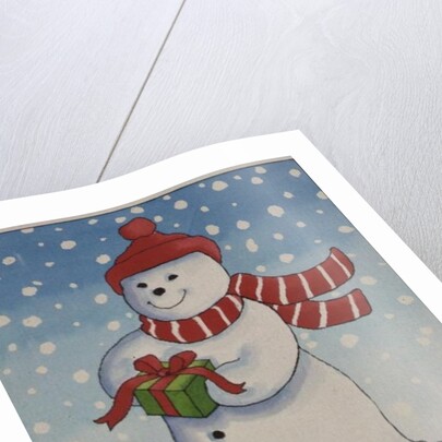 Snowman's Christmas Present by Lavinia Hamer