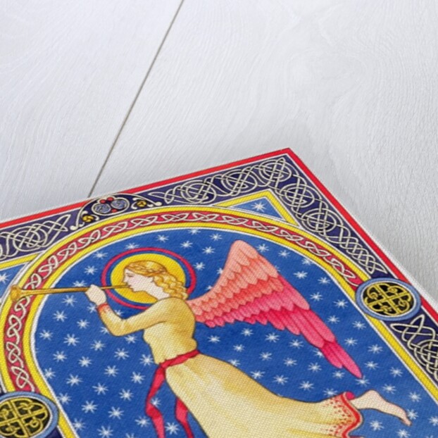 Angel Blowing Trumpet by Lavinia Hamer