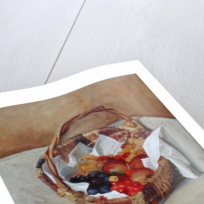 Basket of Fruit by Caroline Hervey-Bathurst