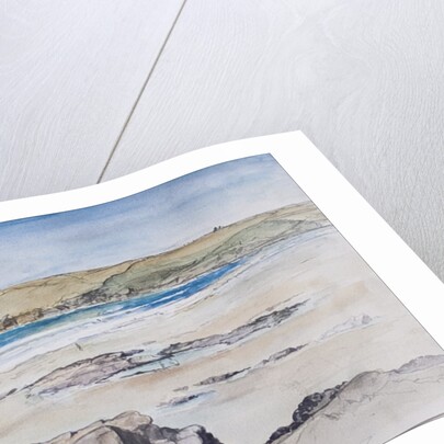 Polzeath and Pentire Head, 2007 by Caroline Hervey-Bathurst