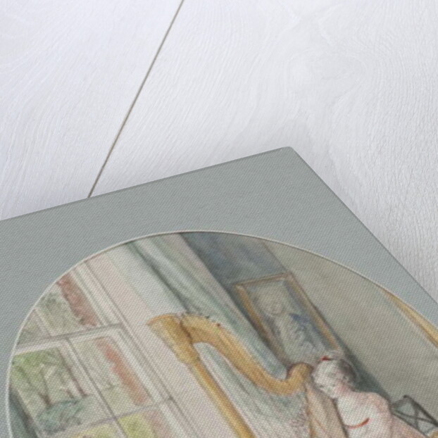 A Young Woman with a Harp, 2009 by Caroline Hervey-Bathurst