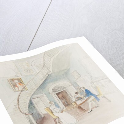 Mr Darcy Writing, 2010 by Caroline Hervey-Bathurst