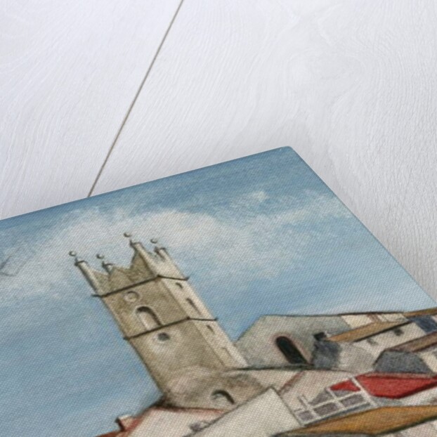 Early Spring, view through an orchard, c.1925 by Harry Morley