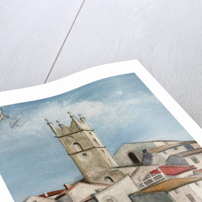 Early Spring, view through an orchard, c.1925 by Harry Morley