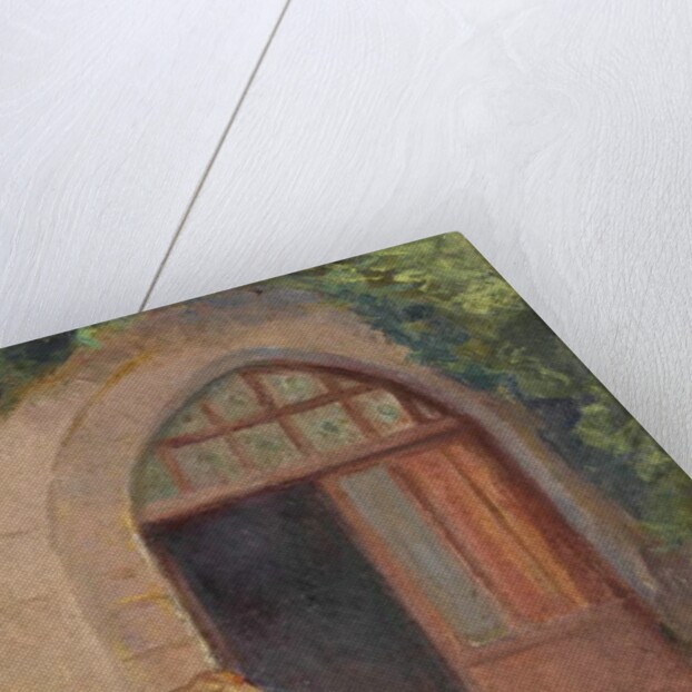 Girl seated outside of La Boissiere, c.1909 by Albert de Belleroche