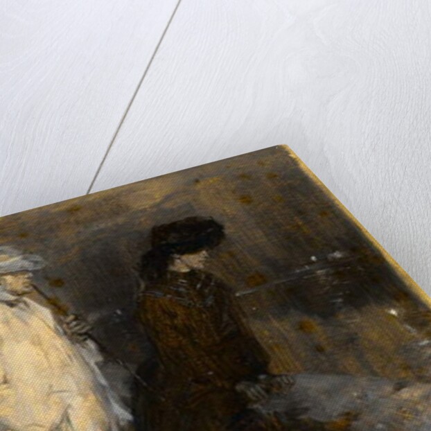 Night Scene: Pensive Couple by Cyrus Cuneo