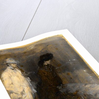 Night Scene: Pensive Couple by Cyrus Cuneo