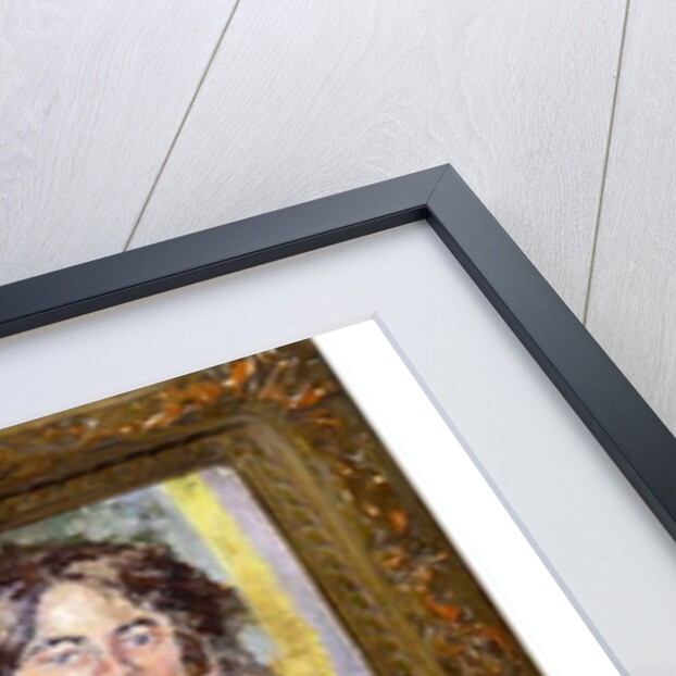 Woman in front of a mirror by Spencer Frederick Gore