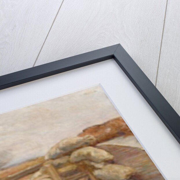 Two British officers playing cards outside their dugout, Secteur de Bapaume, 1918-20 by Jean Jacques Berne-Bellecour