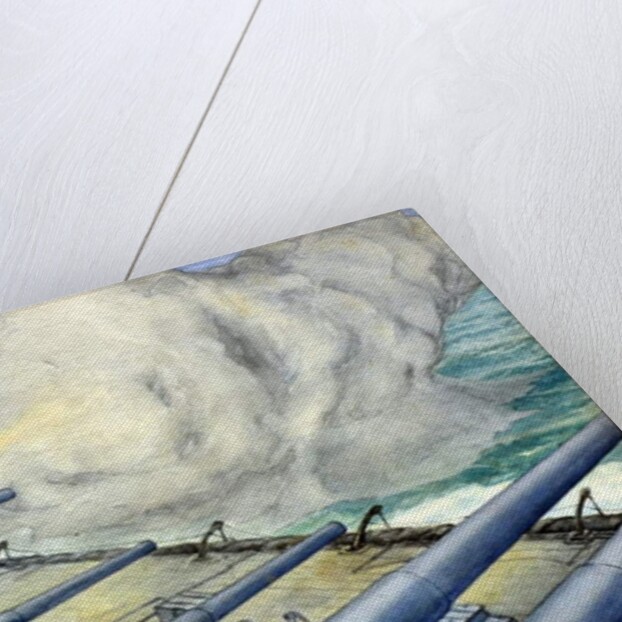 Ship's cannons by Charles John de Lacy