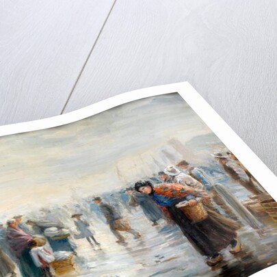 Crowds on a Wet Day by Walter Bonner Gash