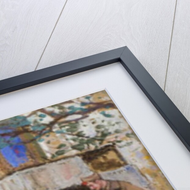 Soldiers at a News Stand, Paris, 1917 by Ethel Hunter