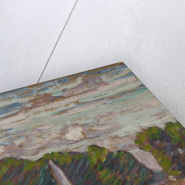 Fountain within a park by Arthur Haythorne Studd