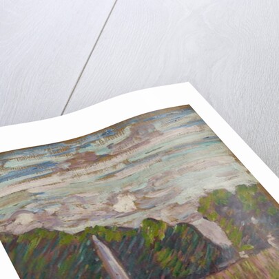 Fountain within a park by Arthur Haythorne Studd