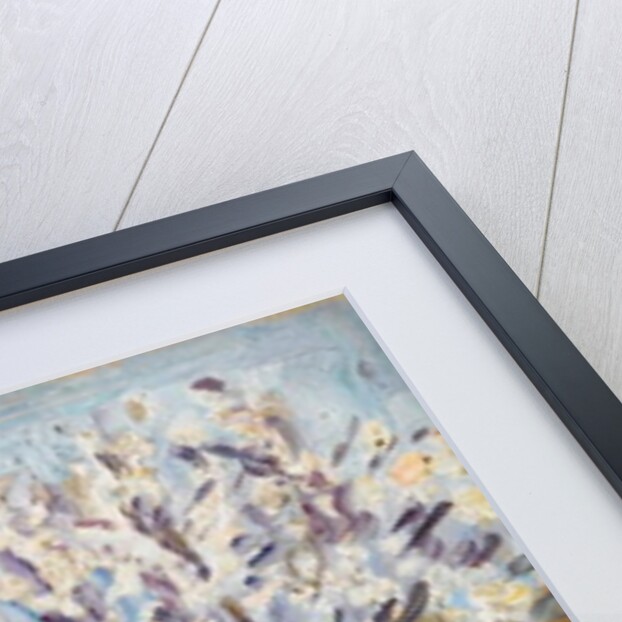 Almond Blossom on a sloping verge, c.1910 by Arthur Haythorne Studd