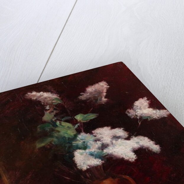 Still life with White Lilacs by Albert de Belleroche