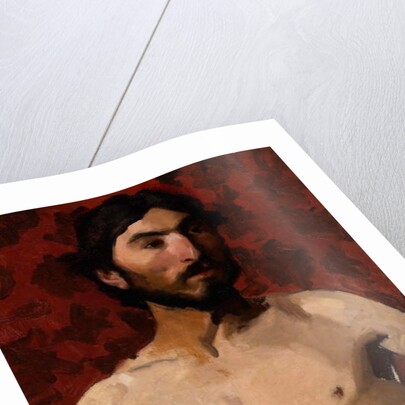 Life Study - bearded man, 1880s by Albert de Belleroche