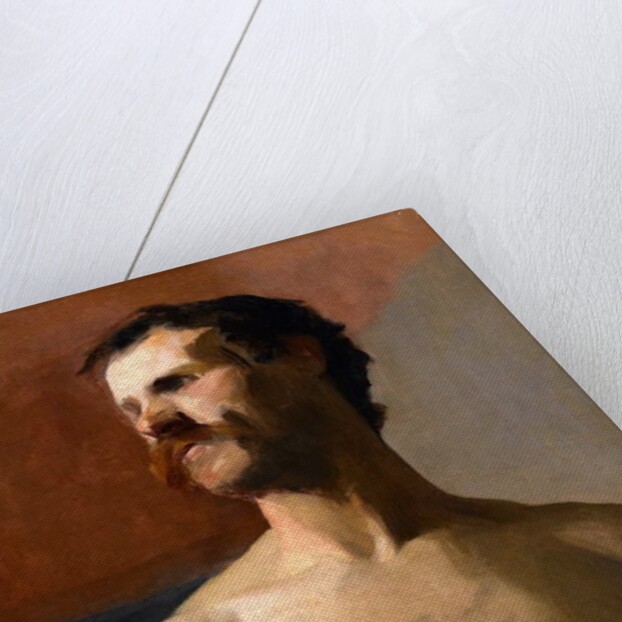 Male Nude - life study, c.1885 by Albert de Belleroche