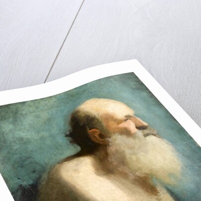 Profile study of an old man, c.1880 by Albert de Belleroche