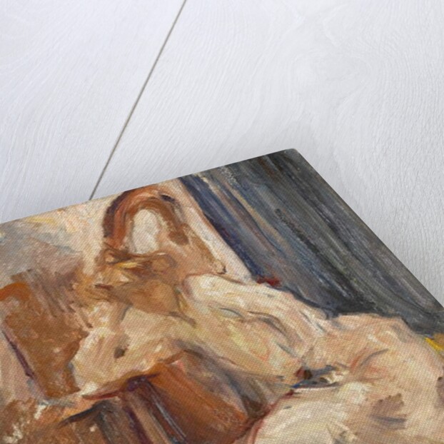 Seated woman with a harp, c.1890 by Albert de Belleroche