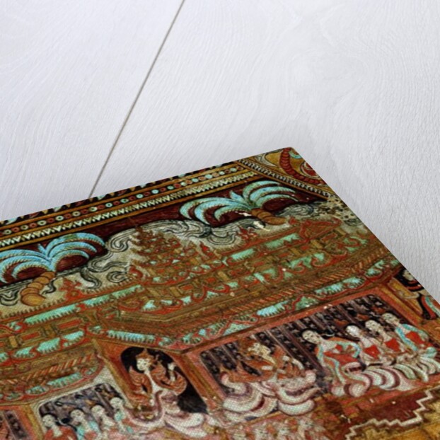 A court scene by Burmese School