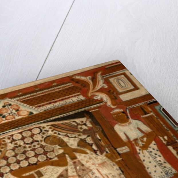 Wall painting in the Image House of the Subdharama Temple, Dehiwala by Sri Lankan School