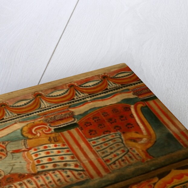 Wall painting in the Image House of the Subdharama Temple, Dehiwala by Sri Lankan School