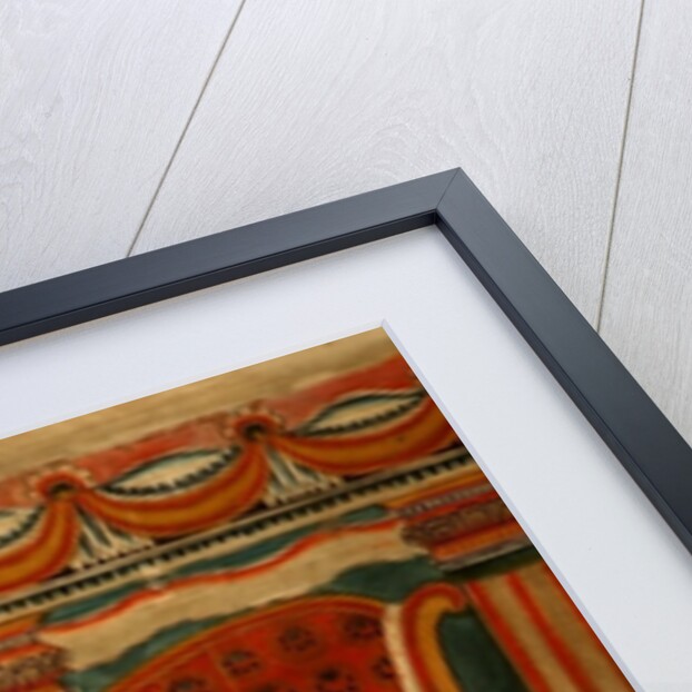 Wall painting in the Image House of the Subdharama Temple, Dehiwala by Sri Lankan School