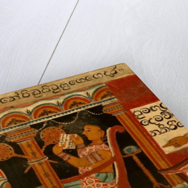 Wall painting in the Image House of the Subdharama Temple, Dehiwala by Sri Lankan School