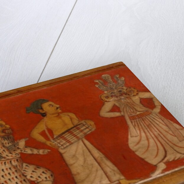 Wall painting in the Image House of the Subdharama Temple, Dehiwala by Sri Lankan School