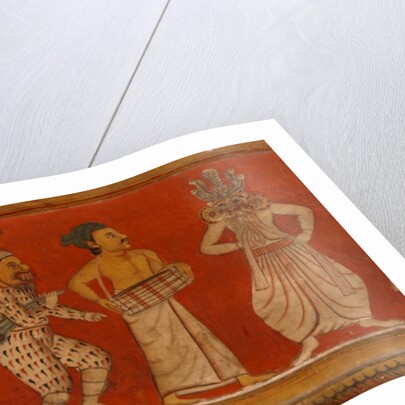 Wall painting in the Image House of the Subdharama Temple, Dehiwala by Sri Lankan School