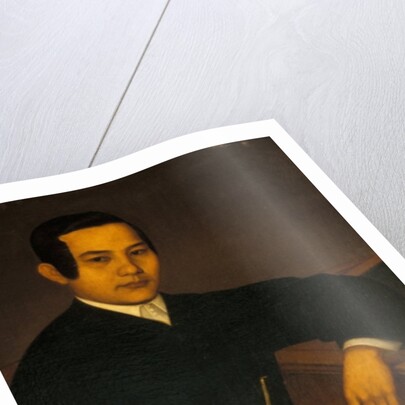 Portrait of a man in traditional Filipino costume by Filipino School