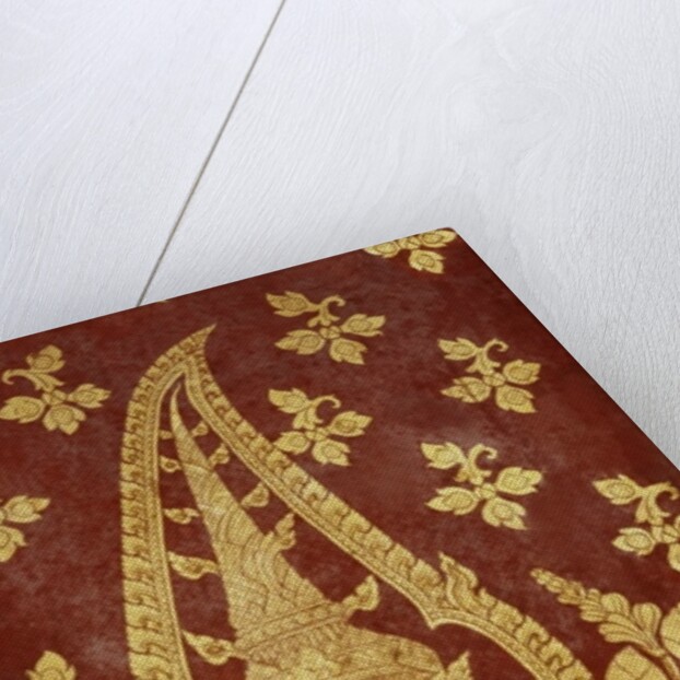 Rattanakosin style door panel with image of a deity, c.1860 by Thai School