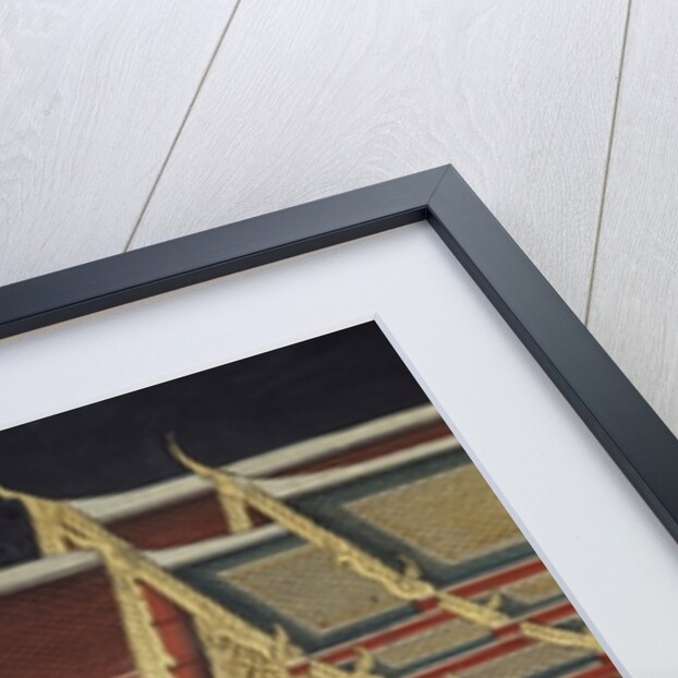 Detail of King Mongkut watching an eclipse of the sun by School Thai