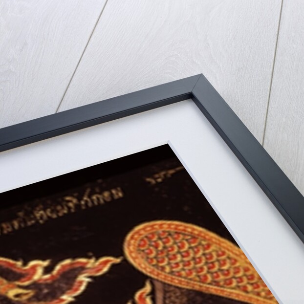 Leaf of a manuscript on Thai military art depicting the image of a Garuda, 1815 by Thai School