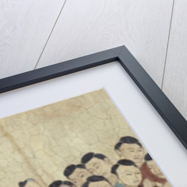 Group of women with attire and cropped hair typical of the 4th Reign by School Thai