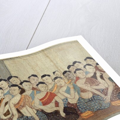 Group of women with attire and cropped hair typical of the 4th Reign by School Thai