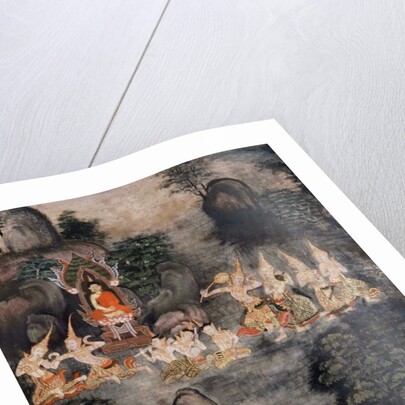 Temptation of Buddha by School Thai