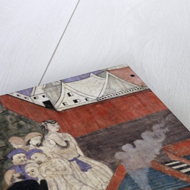 Foreign traders and Chinese merchants by Thai School