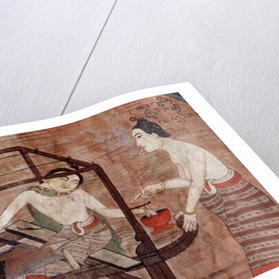 Women weaving by Thai School