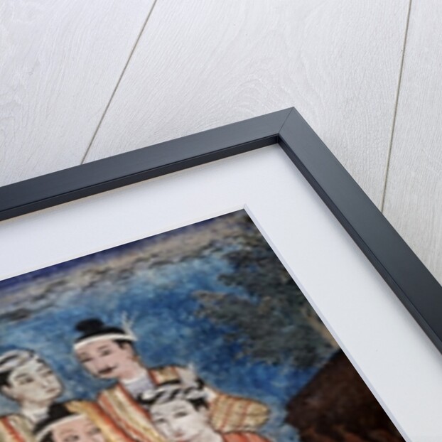 A group of Thai yai men by Thai School