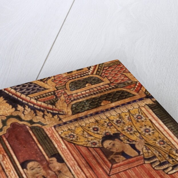 Detail from a mural at Wat Phra Singh by Thai School