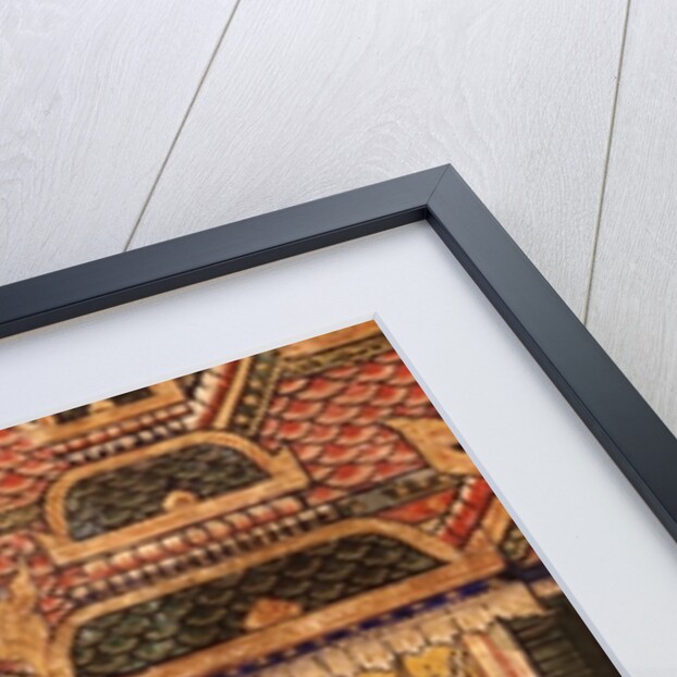 Detail from a mural at Wat Phra Singh by Thai School